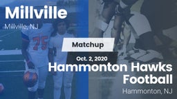 Matchup: Millville vs. Hammonton Hawks Football 2020