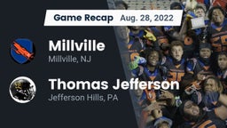 Recap: Millville  vs. Thomas Jefferson  2022