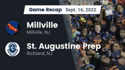 Recap: Millville  vs. St. Augustine Prep  2022