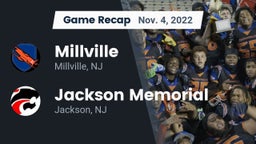 Recap: Millville  vs. Jackson Memorial  2022