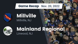 Recap: Millville  vs. Mainland Regional  2022