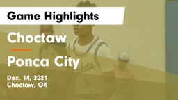 Choctaw  vs Ponca City  Game Highlights - Dec. 14, 2021
