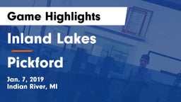 Inland Lakes  vs Pickford  Game Highlights - Jan. 7, 2019
