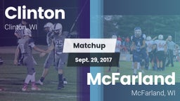 Matchup: Clinton vs. McFarland  2017