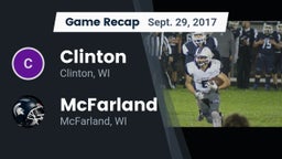Recap: Clinton  vs. McFarland  2017
