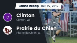 Recap: Clinton  vs. Prairie du Chien  2017