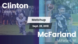Matchup: Clinton vs. McFarland  2018