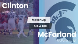 Matchup: Clinton vs. McFarland  2019