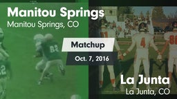 Matchup: Manitou Springs vs. La Junta  2016