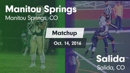 Matchup: Manitou Springs vs. Salida  2016