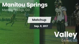 Matchup: Manitou Springs vs. Valley  2017