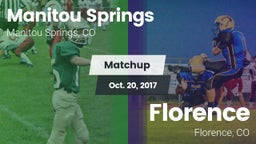 Matchup: Manitou Springs vs. Florence  2017