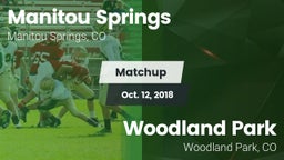 Matchup: Manitou Springs vs. Woodland Park  2018