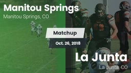 Matchup: Manitou Springs vs. La Junta  2018