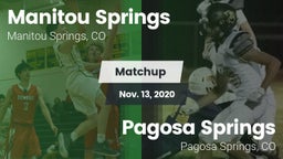 Matchup: Manitou Springs vs. Pagosa Springs  2020