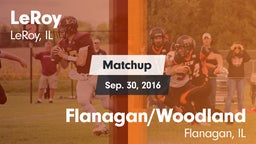 Matchup: LeRoy vs. Flanagan/Woodland  2016