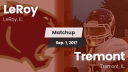 Matchup: LeRoy vs. Tremont  2017