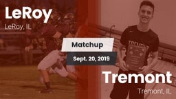 Matchup: LeRoy vs. Tremont  2019