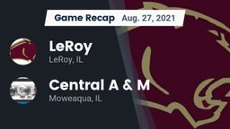 Recap: LeRoy  vs. Central A & M  2021