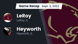 Recap: LeRoy  vs. Heyworth  2022