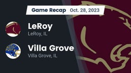 Recap: LeRoy  vs. Villa Grove  2023