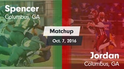 Matchup: Spencer vs. Jordan  2016