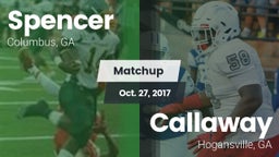 Matchup: Spencer vs. Callaway  2017