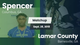 Matchup: Spencer vs. Lamar County  2018