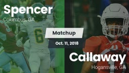 Matchup: Spencer vs. Callaway  2018