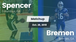 Matchup: Spencer vs. Bremen  2018
