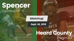 Matchup: Spencer vs. Heard County  2019