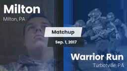 Matchup: Milton vs. Warrior Run  2017