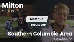 Matchup: Milton vs. Southern Columbia Area  2017