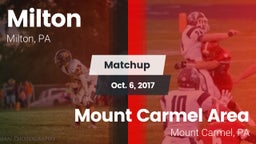 Matchup: Milton vs. Mount Carmel Area  2017