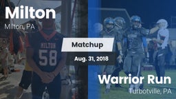 Matchup: Milton vs. Warrior Run  2018