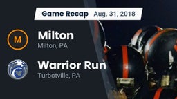 Recap: Milton  vs. Warrior Run  2018