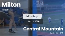 Matchup: Milton vs. Central Mountain  2020