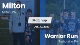 Matchup: Milton vs. Warrior Run  2020