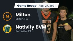 Recap: Milton  vs. Nativity BVM  2021