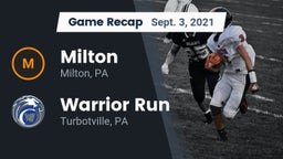Recap: Milton  vs. Warrior Run  2021