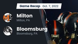 Recap: Milton  vs. Bloomsburg  2022