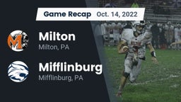Recap: Milton  vs. Mifflinburg  2022