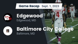 Recap: Edgewood  vs. Baltimore City College  2023