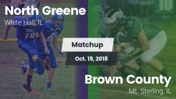Matchup: North Greene vs. Brown County  2018