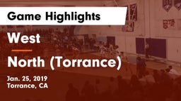 West  vs North (Torrance)  Game Highlights - Jan. 25, 2019
