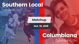 Matchup: SLHS vs. Columbiana  2018