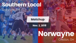 Matchup: SLHS vs. Norwayne  2018