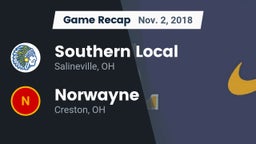 Recap: Southern Local  vs. Norwayne  2018