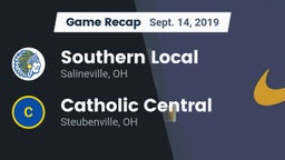 Recap: Southern Local  vs. Catholic Central  2019