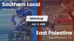 Matchup: SLHS vs. East Palestine  2019